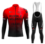 Road Race Pro Team Cycling Long-sleeved Fleece Suit Strava