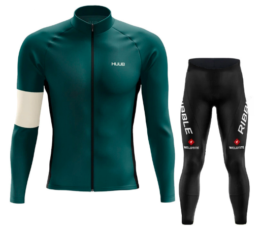 Road Race Pro Team Cycling Long-sleeved Fleece Suit Strava