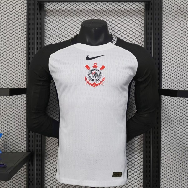 Player Version Corinthians 25/26 Home Long Sleeve Authentic Jersey