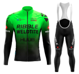 Road Race Pro Team Cycling Long-sleeved Fleece Suit Strava