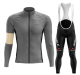 Road Race Pro Team Cycling Long-sleeved Fleece Suit Strava