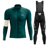 Road Race Pro Team Cycling Long-sleeved Fleece Suit Strava