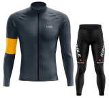Road Race Pro Team Cycling Long-sleeved Fleece Suit Strava