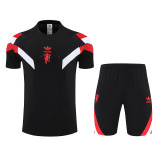MUFC 25/26 Training Shirt and Shorts Set Black