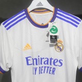 Player Version Real Madrid 2021/2022 Home Retro Authentic Jersey