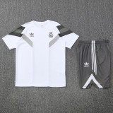 Real Madrid 25/26 Training Shirt and Shorts Set White
