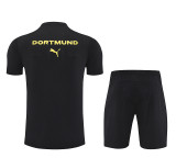 Borussia Dortmund 25/26 Training Shirt and Shorts Set Black