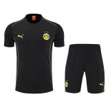 Borussia Dortmund 25/26 Training Shirt and Shorts Set Black