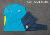 Player Version Manchester City 25/26 Half-Zip Training Top and Pants Set B2533