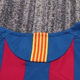 Kids Barcelona 2005/2006 Home Long Sleeve Retro Kit