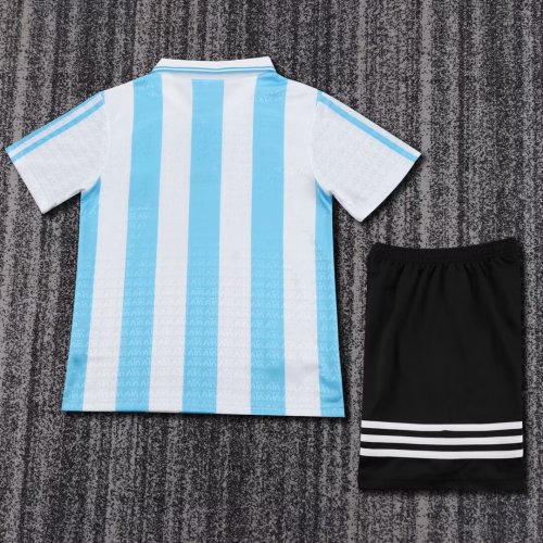 Kids Argentina 1994 World Cup Home Retro Kit