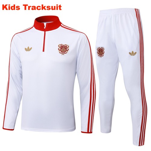 Kids Bayern Munich 25/26 125th Anniversary Half-Zip Training Sweatshirt and Pants Set E2526