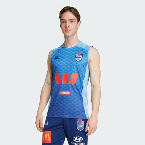 NSW Blues State of Origin 2025 Men's Training Singlet