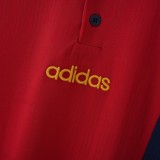 Spain 1996 Euro Home Retro Jersey