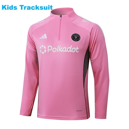 Kids Inter Miami CF 25/26 Half-Zip Training Sweatshirt and Pants Set E2530