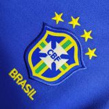 Brazil 2002/2004 Away Long Sleeve Retro Jersey