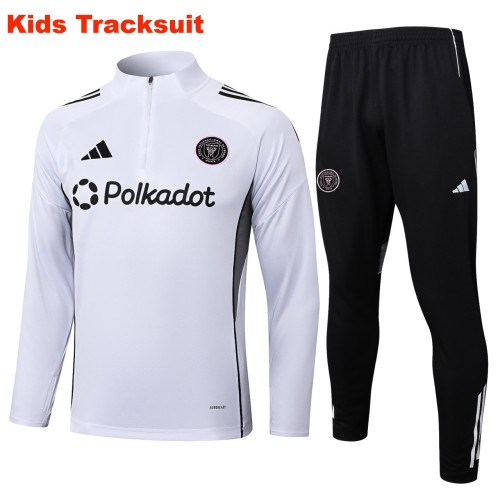 Kids Inter Miami CF 25/26 Half-Zip Training Sweatshirt and Pants Set E2529