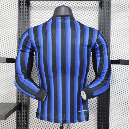 Player Version Inter Milan 25/26 Home Long Sleeve Authentic Jersey