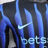 Player Version Inter Milan 25/26 Home Long Sleeve Authentic Jersey