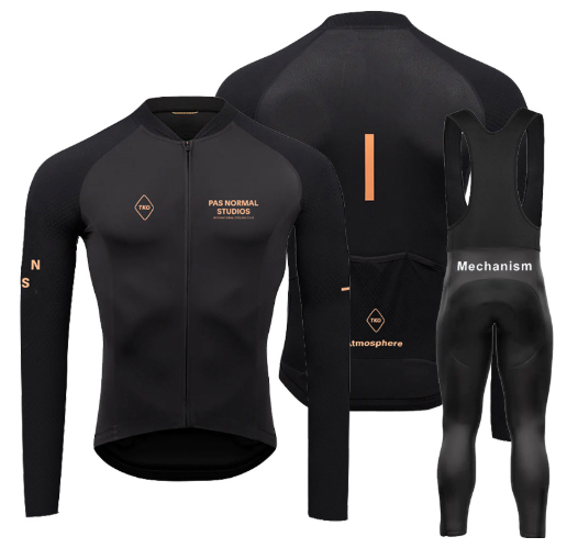 Road Race Pro Team Cycling Long-sleeved Fleece Suit Strava
