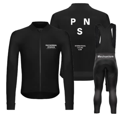 Road Race Pro Team Cycling Long-sleeved Fleece Suit Strava