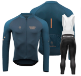 Road Race Pro Team Cycling Long-sleeved Fleece Suit Strava