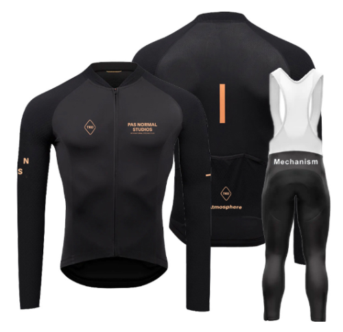 Road Race Pro Team Cycling Long-sleeved Fleece Suit Strava