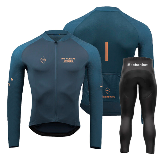Road Race Pro Team Cycling Long-sleeved Fleece Suit Strava