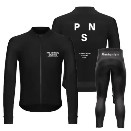 Road Race Pro Team Cycling Long-sleeved Fleece Suit Strava