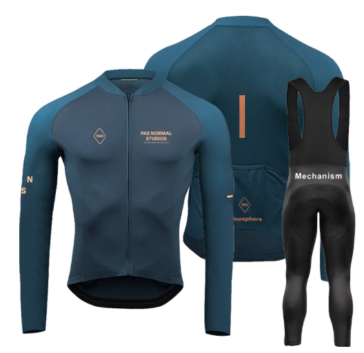 Road Race Pro Team Cycling Long-sleeved Fleece Suit Strava