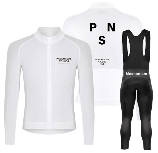 Road Race Pro Team Cycling Long-sleeved Fleece Suit Strava