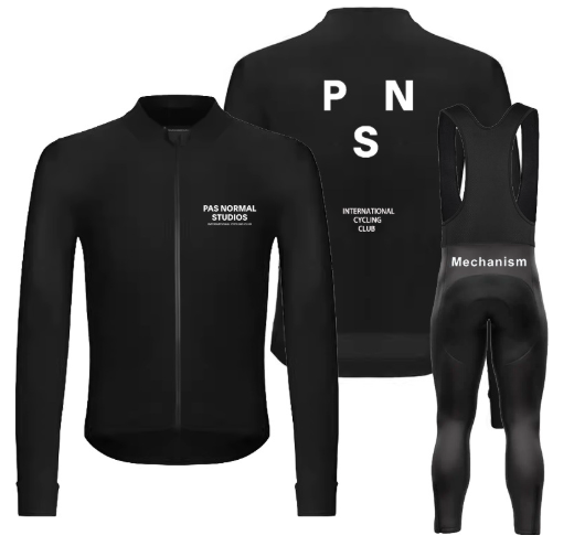 Road Race Pro Team Cycling Long-sleeved Fleece Suit Strava