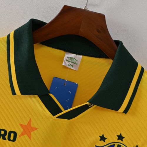 Brazil 1994 World Cup Home Retro Jersey