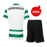 Kids Sporting CP 25/26 Home Jersey and Short Kit
