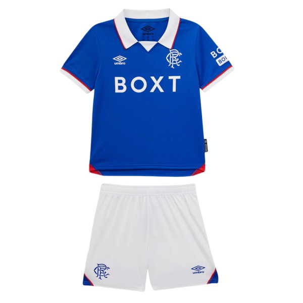 Kids Rangers 25/26 Home Jersey and Short Kit