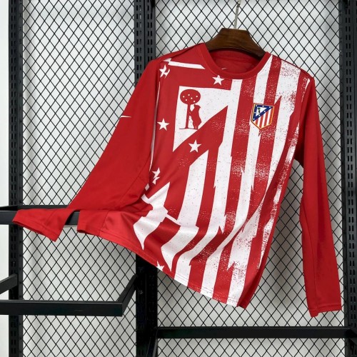 Thai Version Atlético de Madrid 25/26 Pre Match Long Sleeve Jersey