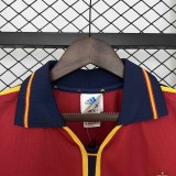 Spain 2000 European Home Retro Jersey