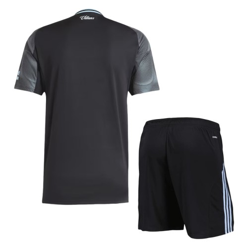 Aston Villa 25/26 Away Jersey and Short Kit