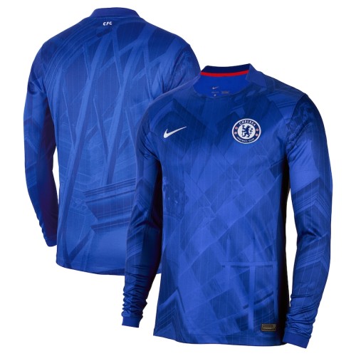 Thai Version Chelsea 25/26 Home Long Sleeve Jersey