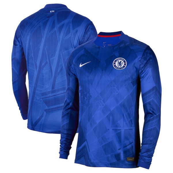 Thai Version Chelsea 25/26 Home Long Sleeve Jersey