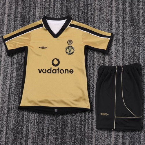 Kids MUFC 2001/2002 Third Centenary Retro Kit