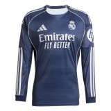 Thai Version Real Madrid 25/26 Away Long Sleeve Jersey
