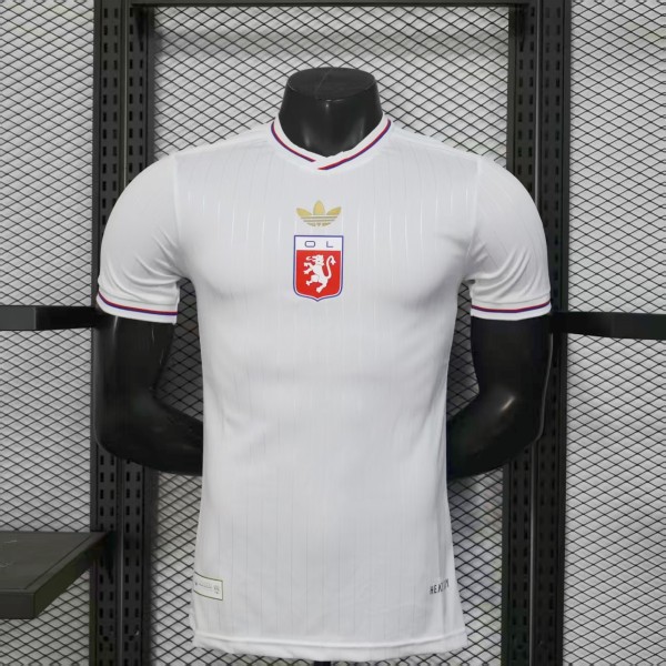 Player Version Olympique Lyon 2025 75th Anniversary Authentic Jersey