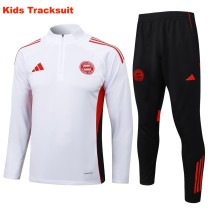 Kids Bayern Munich 25/26 Half-Zip Training Sweatshirt and Pants Set E2542