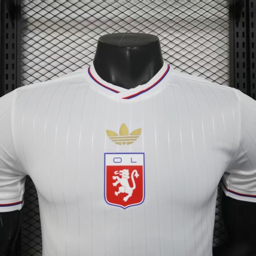 Player Version Olympique Lyon 2025 75th Anniversary Authentic Jersey