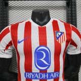 Player Version Atlético de Madrid 25/26 Home Authentic Jersey