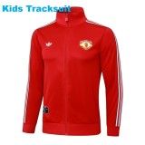 Kids MUFC 25/26 Retro Training Jacket and Pants Set E2555