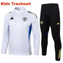 Kids MUFC 25/26 Half-Zip Training Sweatshirt and Pants Set E2553