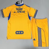 Kids Tigres UANL 25/26 Home Jersey and Short Kit