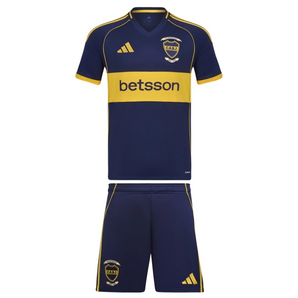 Kids Boca Juniors 25/26 CWC Home Jersey and Short Kit